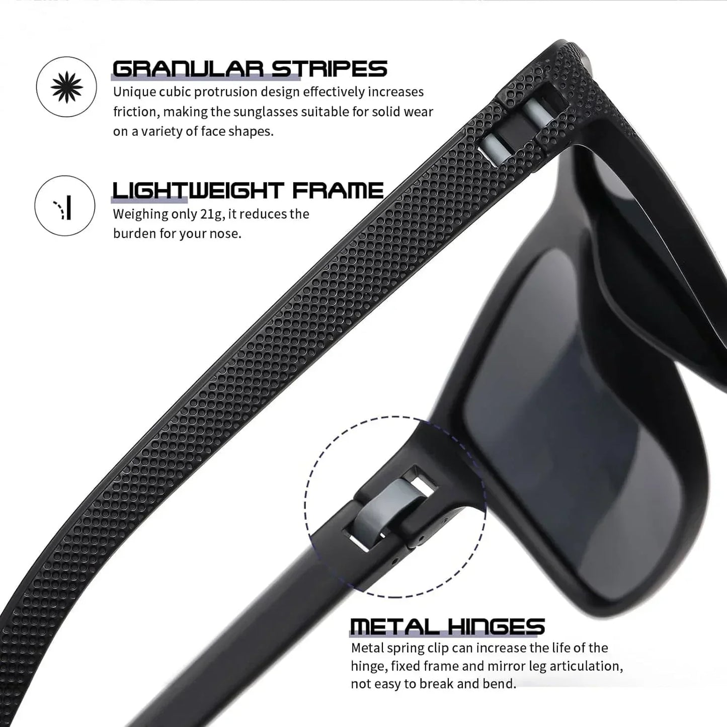 Polarized Sunglasses 3 Pack – UV400 Protection for Outdoor Activities