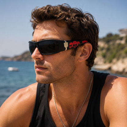 Polarized Wraparound Sunglasses for Driving and Travel