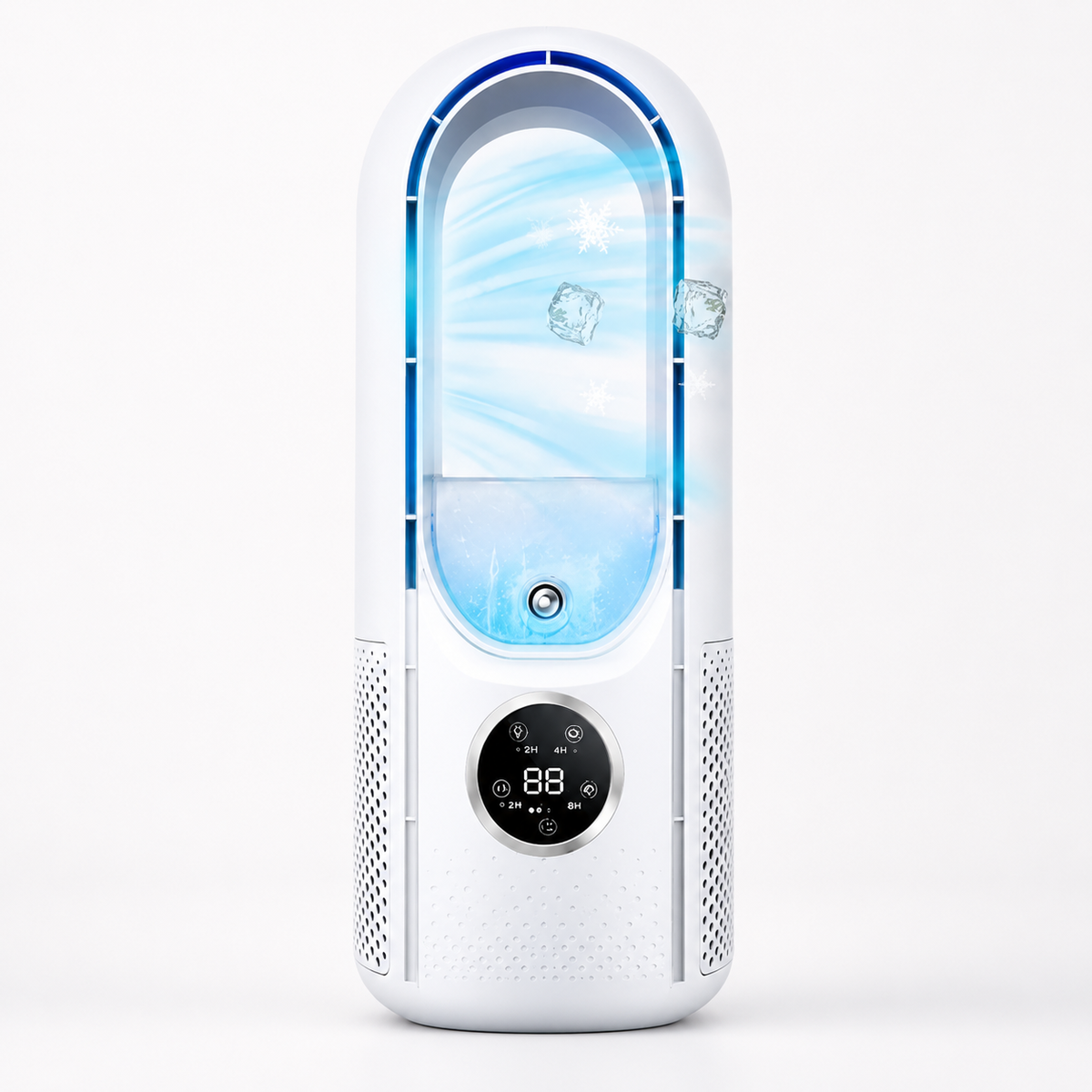 Portable Bladeless Cooling Fan Quiet Airflow Sleep Mode
