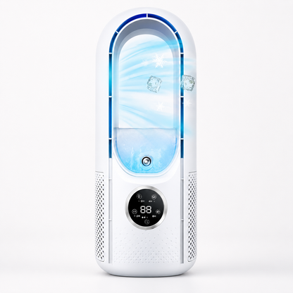 Portable Bladeless Cooling Fan Quiet Airflow Sleep Mode
