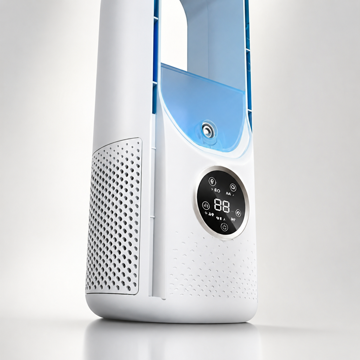 Portable Bladeless Cooling Fan Quiet Airflow Sleep Mode