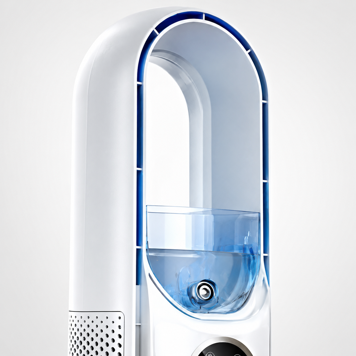 Portable Bladeless Cooling Fan Quiet Airflow Sleep Mode