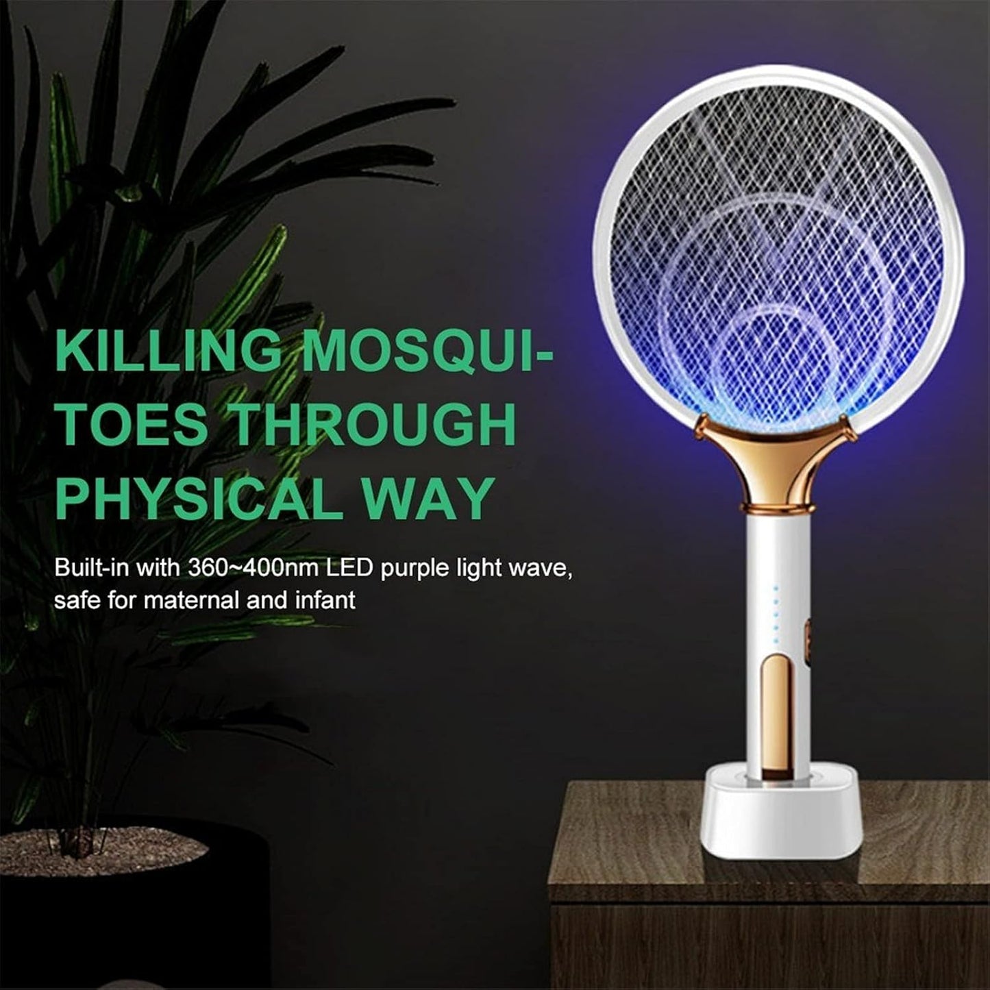 Portable Electric Mosquito Killer – Rechargeable, Safe and Eco Friendly