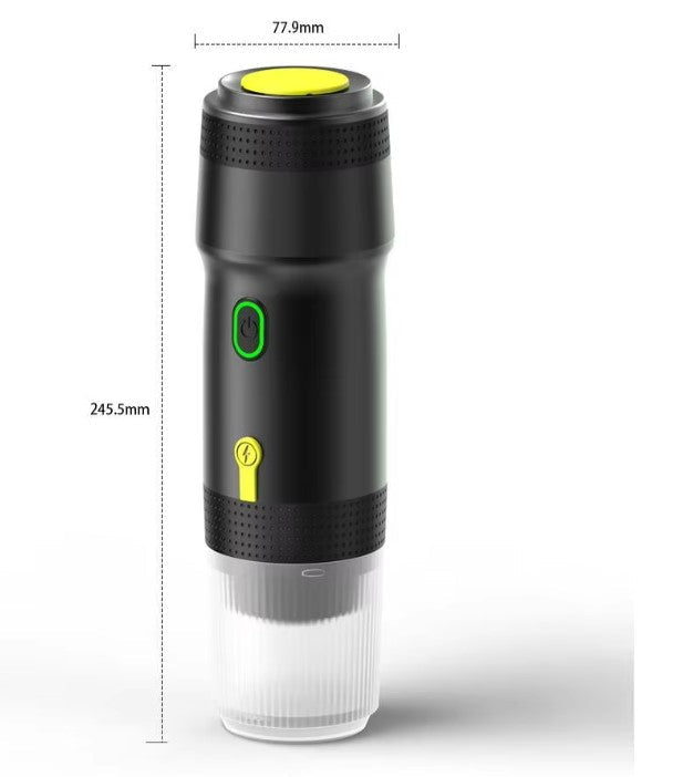 Portable Espresso Coffee Maker Travel Coffee Machine for Ground Coffee and Capsules