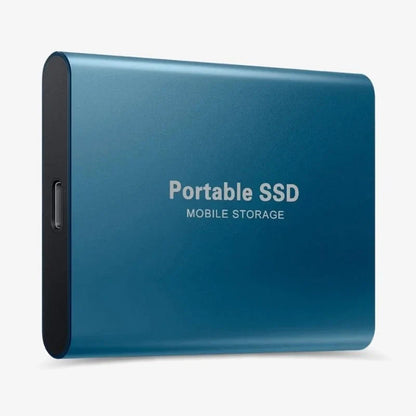 Transportabel ekstern SSD med USB C, højhastighedslager med flere kapacitetsmuligheder