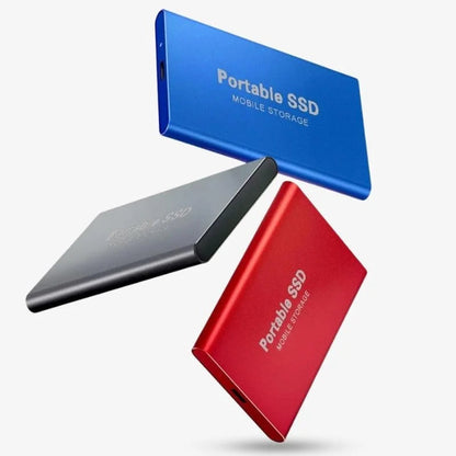 Transportabel ekstern SSD med USB C, højhastighedslager med flere kapacitetsmuligheder