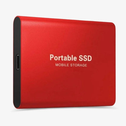 Transportabel ekstern SSD med USB C, højhastighedslager med flere kapacitetsmuligheder