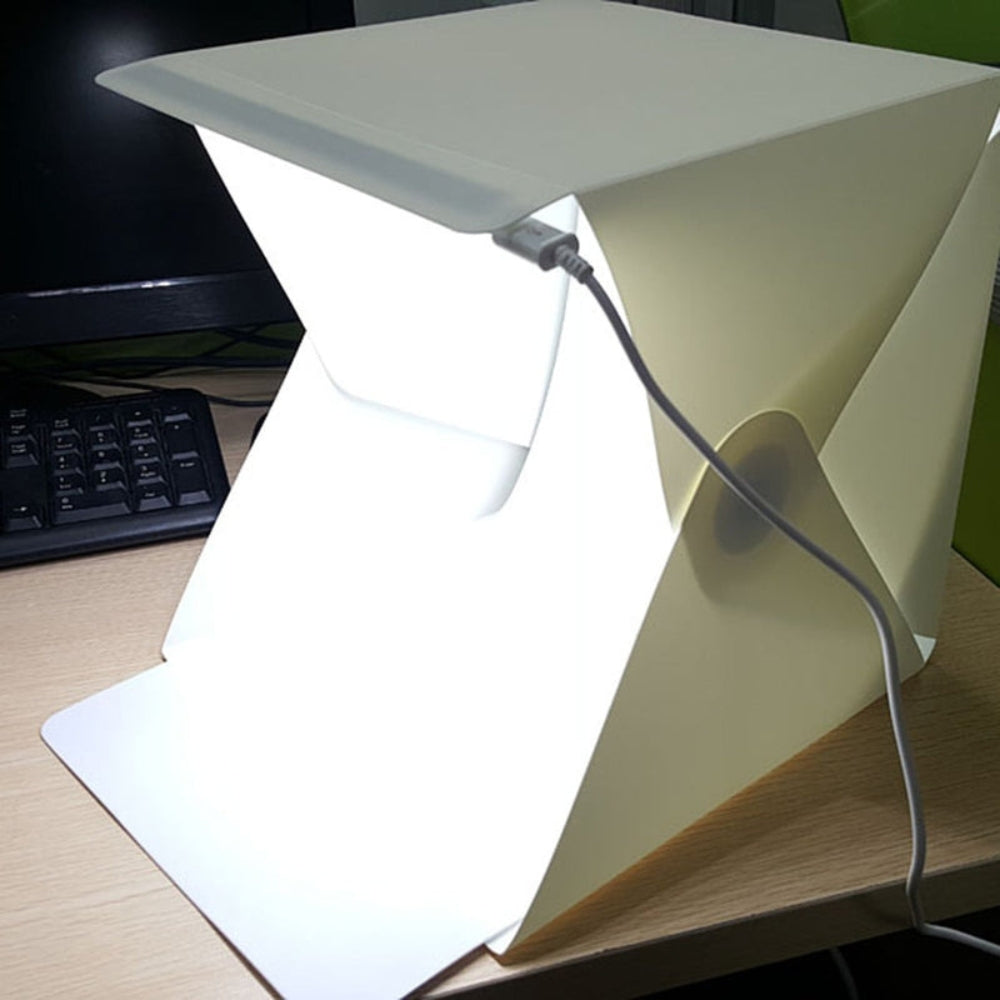 Portable Foldable LED Light Studio Photography Light Box Kit Home Product Shooting