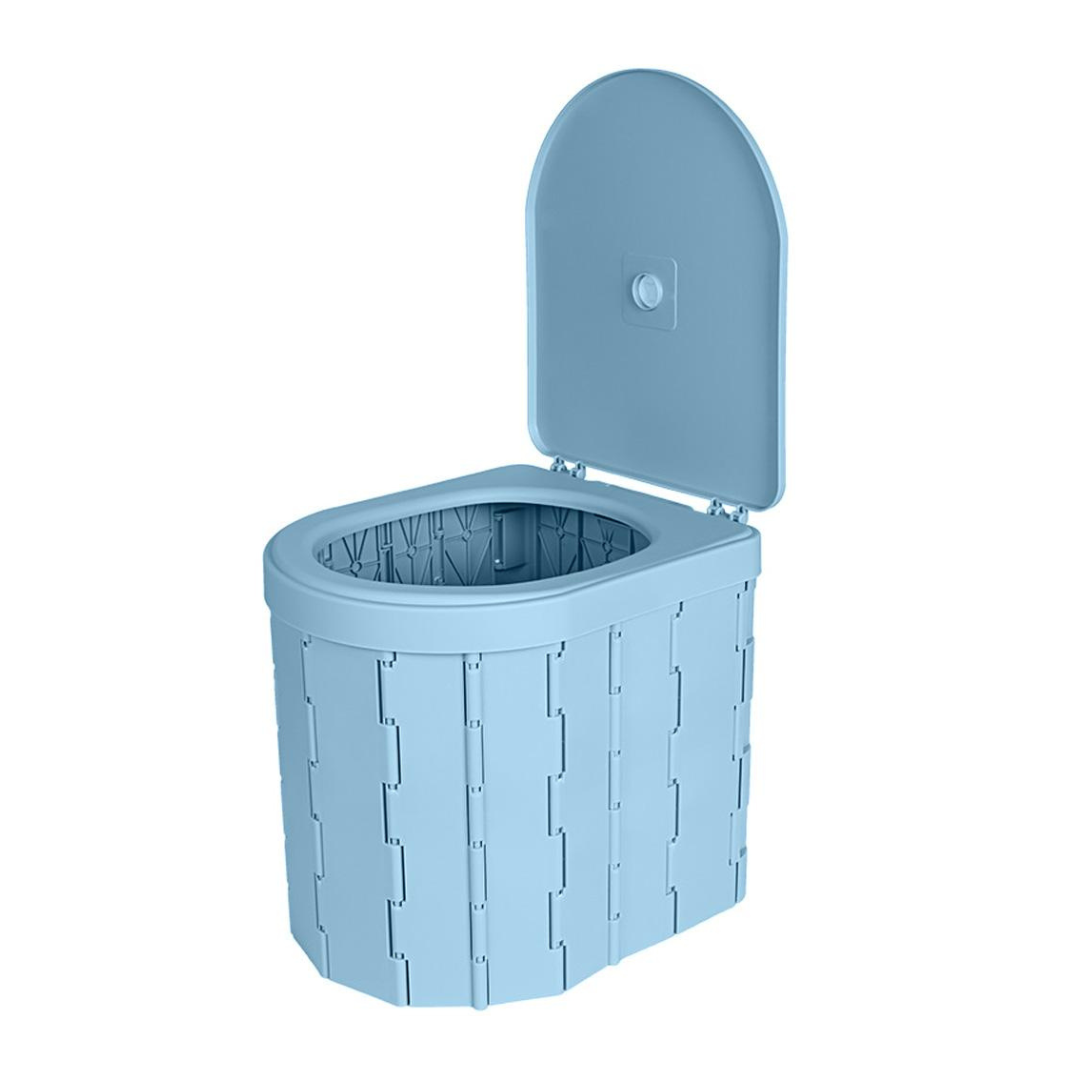 Portable Folding Travel Toilet Lightweight Camping Toilet Compact Outdoor Emergency Portable Toilet