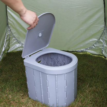Portable Folding Travel Toilet Lightweight Camping Toilet Compact Outdoor Emergency Portable Toilet