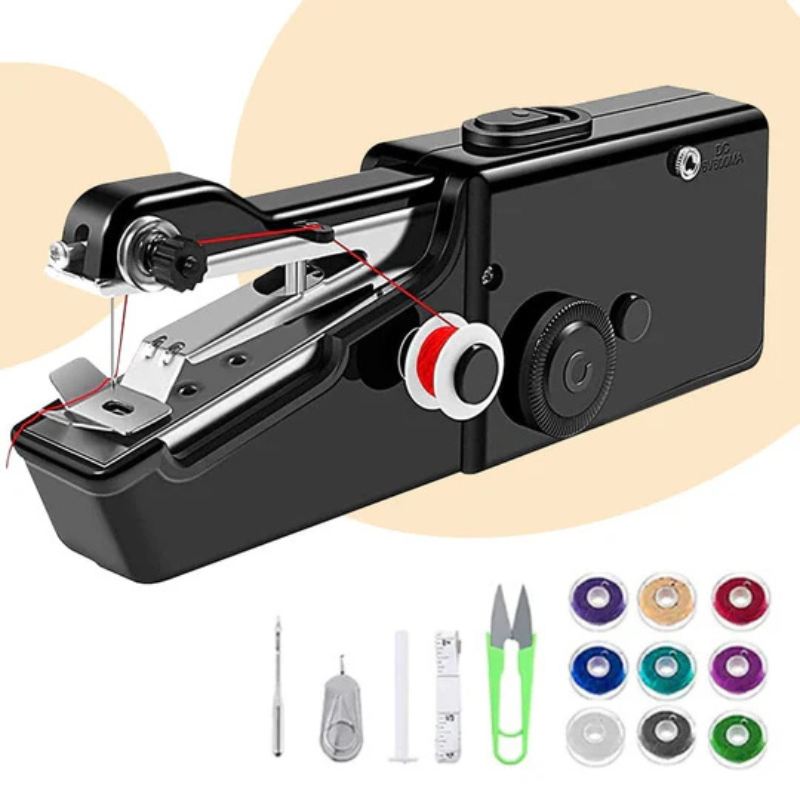 Portable Handheld Sewing Machine Cordless Mini Stitch Repair Tool For Fabric