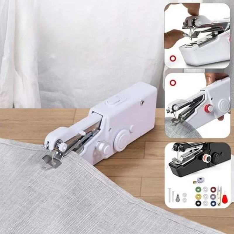 Portable Handheld Sewing Machine Cordless Mini Stitch Repair Tool For Fabric