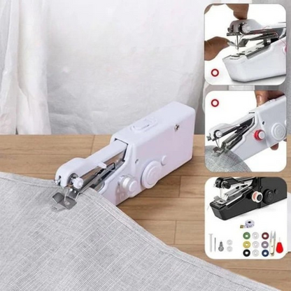 Portable Handheld Sewing Machine Cordless Mini Stitch Repair Tool For Fabric