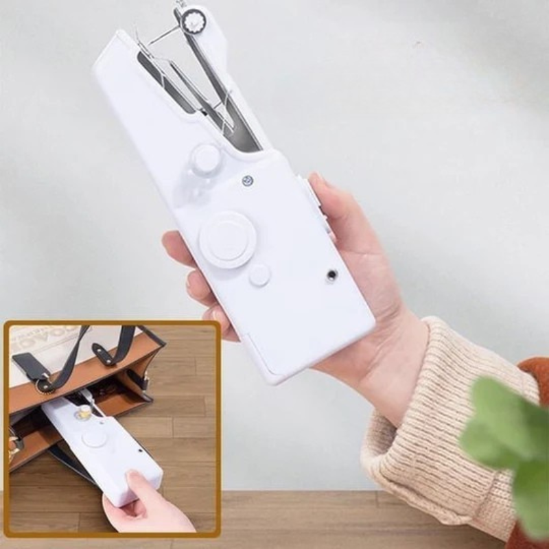 Portable Handheld Sewing Machine Cordless Mini Stitch Repair Tool For Fabric