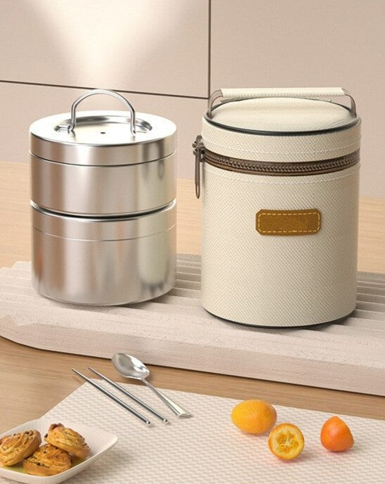 Portable Insulated Food Container Leakproof Lunch Box for Hot and Cold Meals