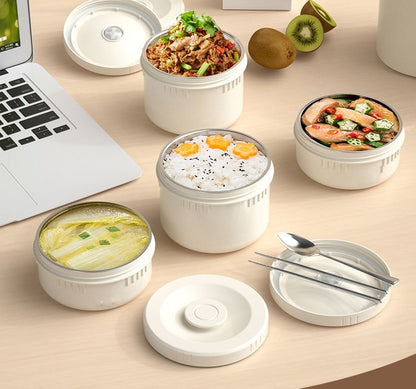 Portable Insulated Food Container Leakproof Lunch Box for Hot and Cold Meals