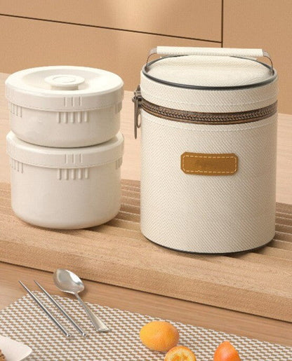 Portable Insulated Food Container Leakproof Lunch Box for Hot and Cold Meals
