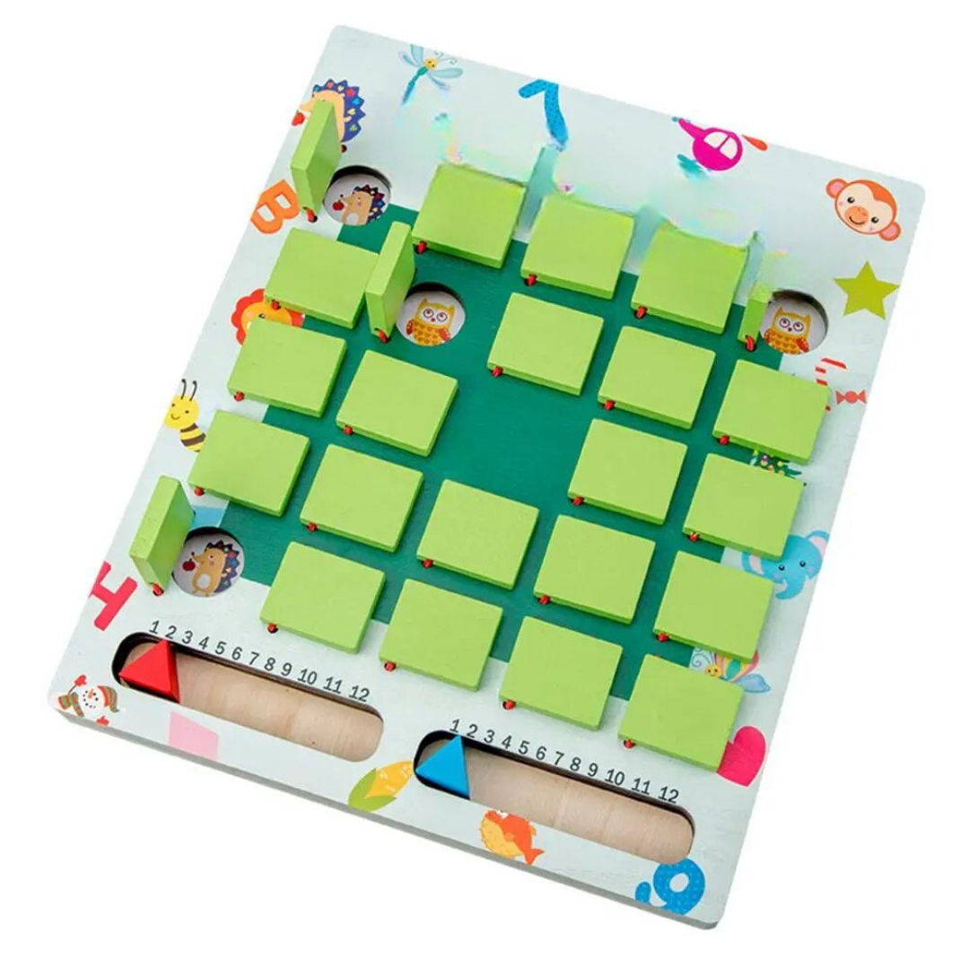 Portable Kids Memory Matching Card Game with Numbers Shapes and Letters Learning Cards