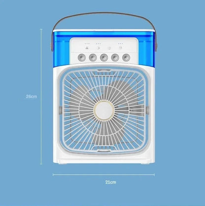Portable Mini Air Cooler Desk Cooling Fan with Water Tank