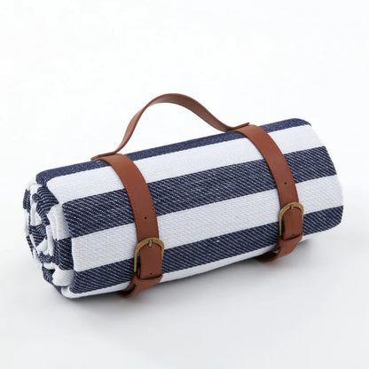 Portable Plaid Picnic Blanket Foldable Padded Outdoor Mat Travel Park Beach