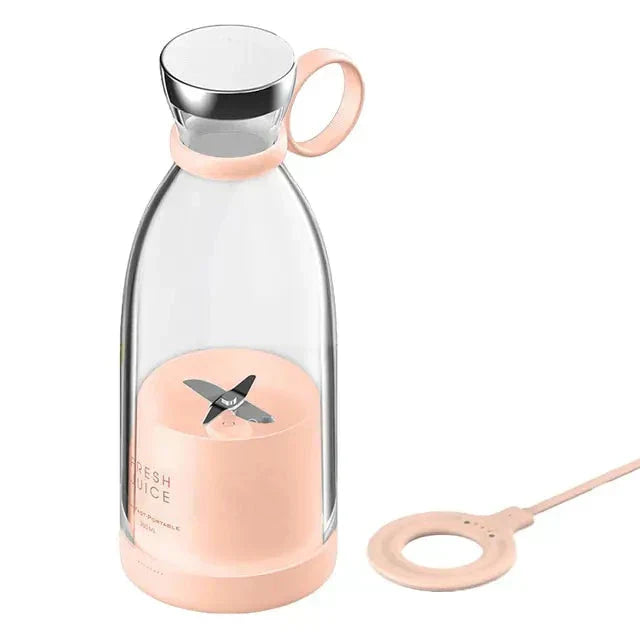 Portable Travel Blender for Smoothies and Shakes – USB Rechargeable Mini Blender Bottle
