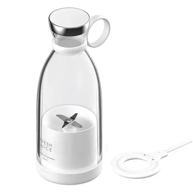 Portable Travel Blender for Smoothies and Shakes – USB Rechargeable Mini Blender Bottle