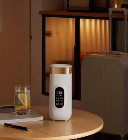 Portable Travel Electric Thermos Cup Fast Heating Smart Temperature Mug