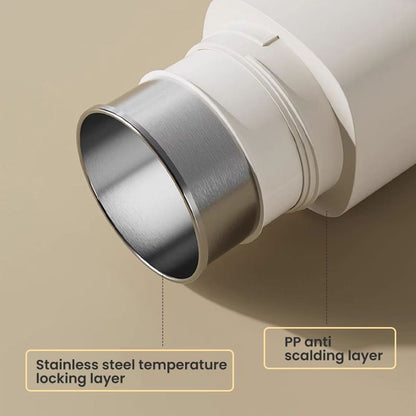 Portable Travel Electric Thermos Cup Fast Heating Smart Temperature Mug