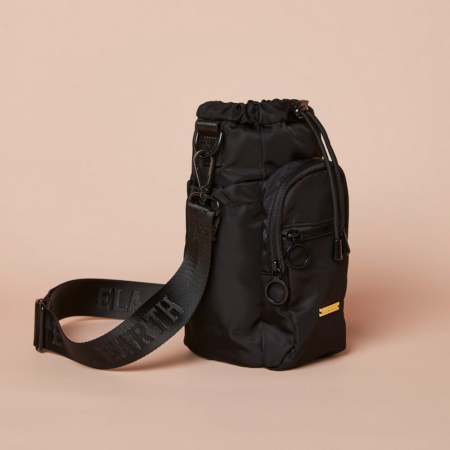 Portable Water Bottle Carrier Bag Adjustable Shoulder Strap Travel Holder