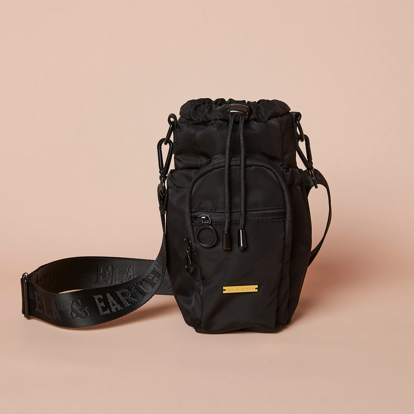Portable Water Bottle Carrier Bag Adjustable Shoulder Strap Travel Holder