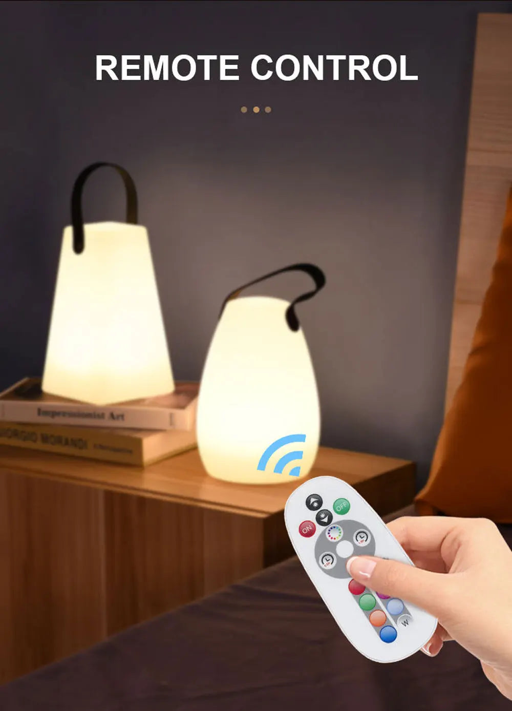 Portable Waterproof Cordless LED Lamp Ambient Lighting