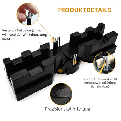 Precision Miter Angle Measuring Tool for Woodworking Corner Cutting Guide