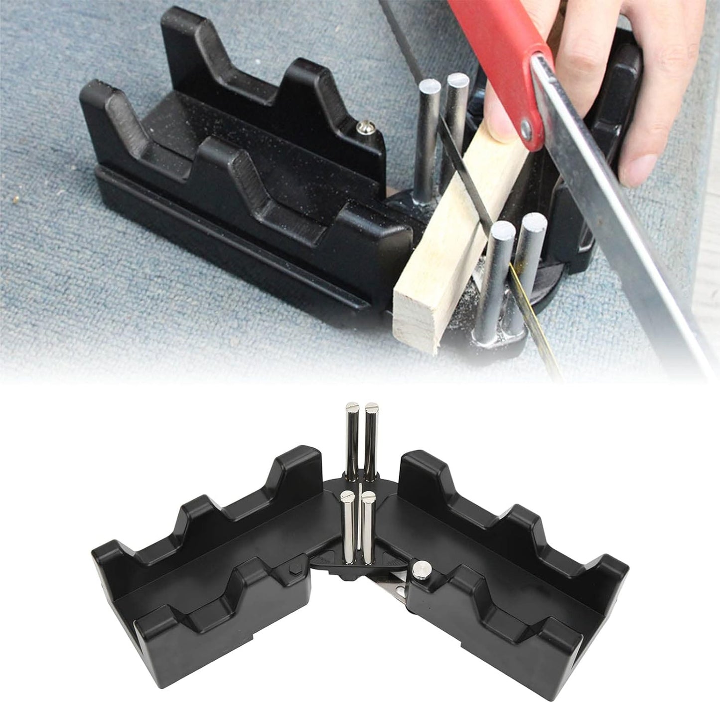 Precision Miter Angle Measuring Tool for Woodworking Corner Cutting Guide