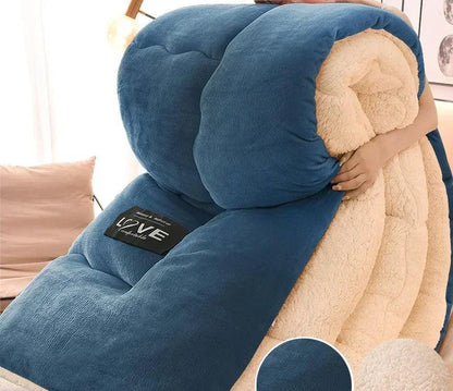 Premium Winter Duvet Double Layer Flannel Fleece Extra Warmth