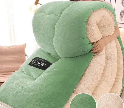 Premium Winter Duvet Double Layer Flannel Fleece Extra Warmth