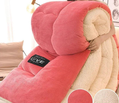 Premium Winter Duvet Double Layer Flannel Fleece Extra Warmth