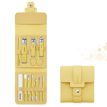 Professional Manicure Pedicure Set Stainless Steel Nail Care Kit Travel Case