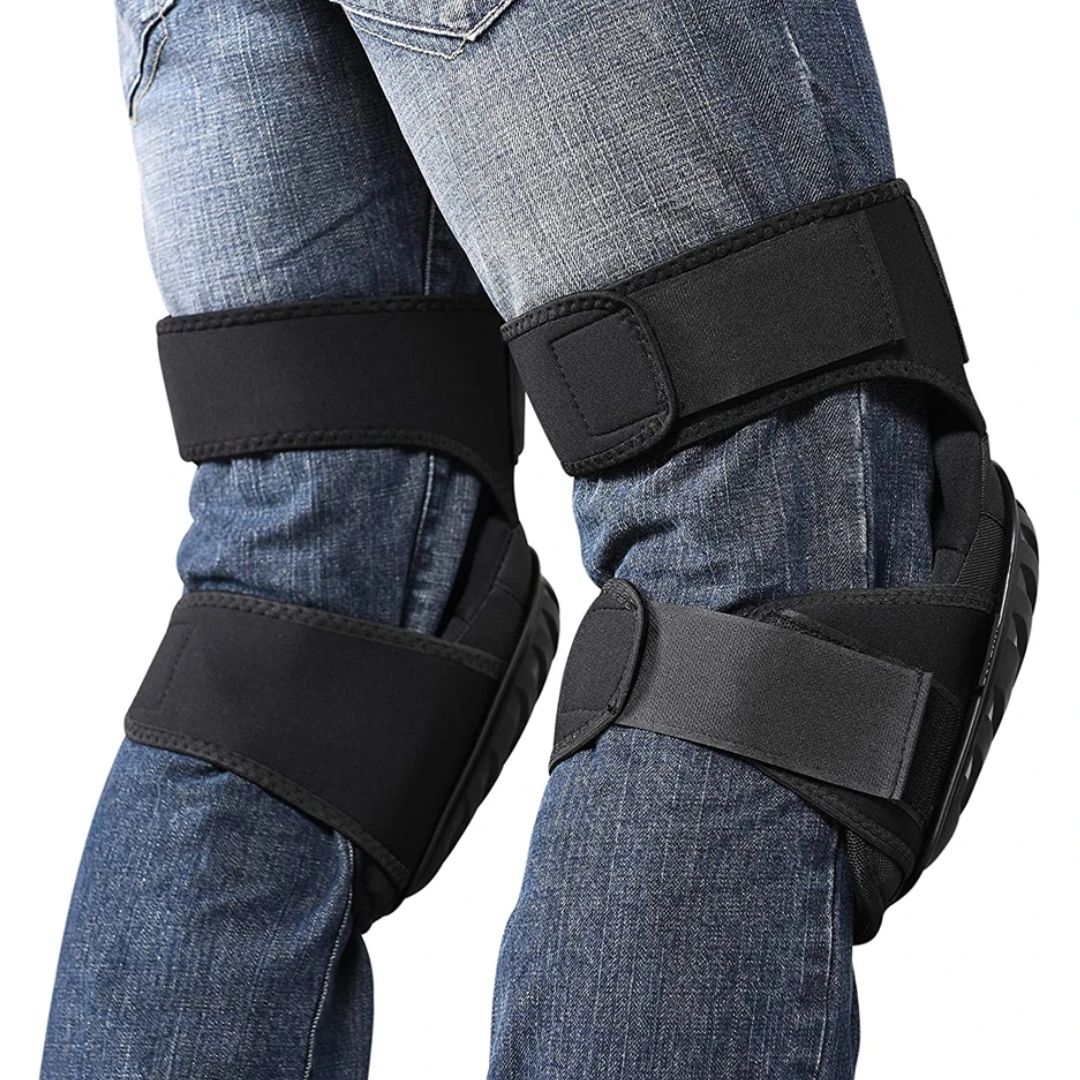 Professional Work Knee Pads Heavy Duty Adjustable Protective Gear