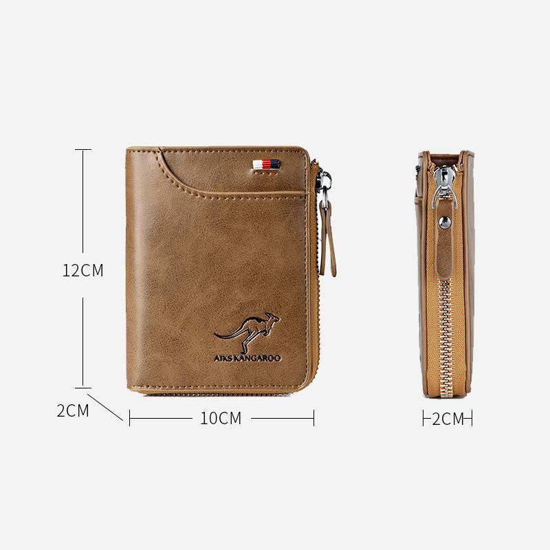 RFID Security Wallet – Waterproof Compact Leather Wallet