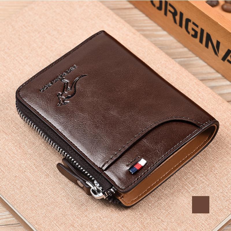 RFID Security Wallet – Waterproof Compact Leather Wallet