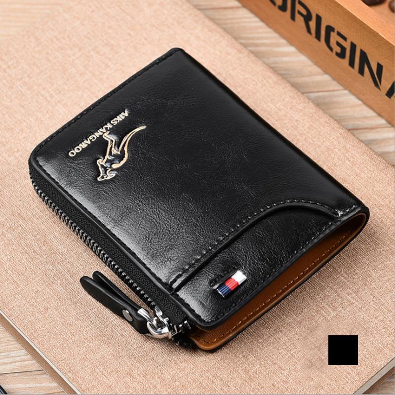 RFID Security Wallet – Waterproof Compact Leather Wallet
