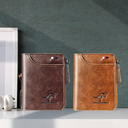 RFID Security Wallet – Waterproof Compact Leather Wallet