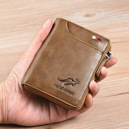 RFID Security Wallet – Waterproof Compact Leather Wallet