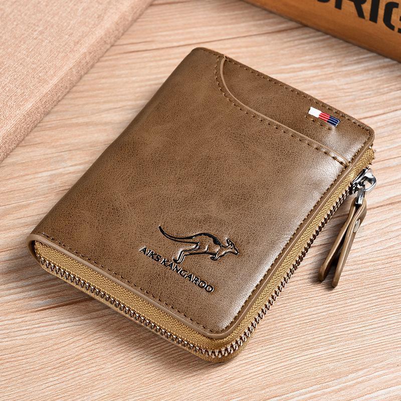 RFID Security Wallet – Waterproof Compact Leather Wallet