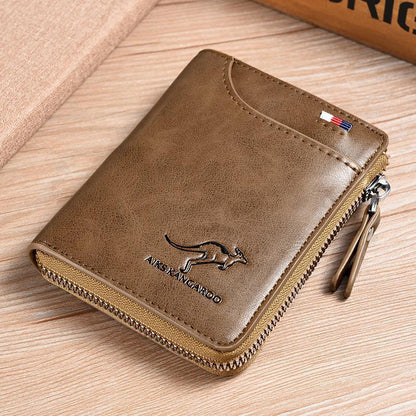 RFID Security Wallet – Waterproof Compact Leather Wallet