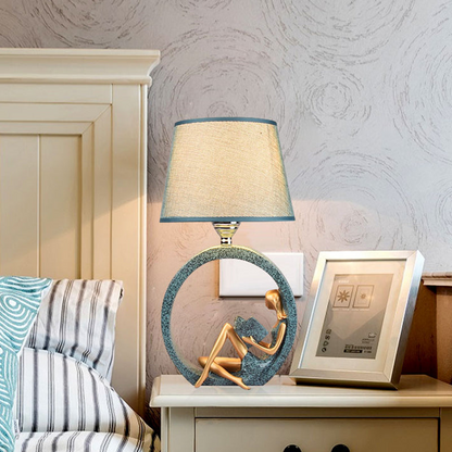 Reading Girl Table Lamp Decorative Bedroom Bedside Lamp Artistic Reading Light Home Decor