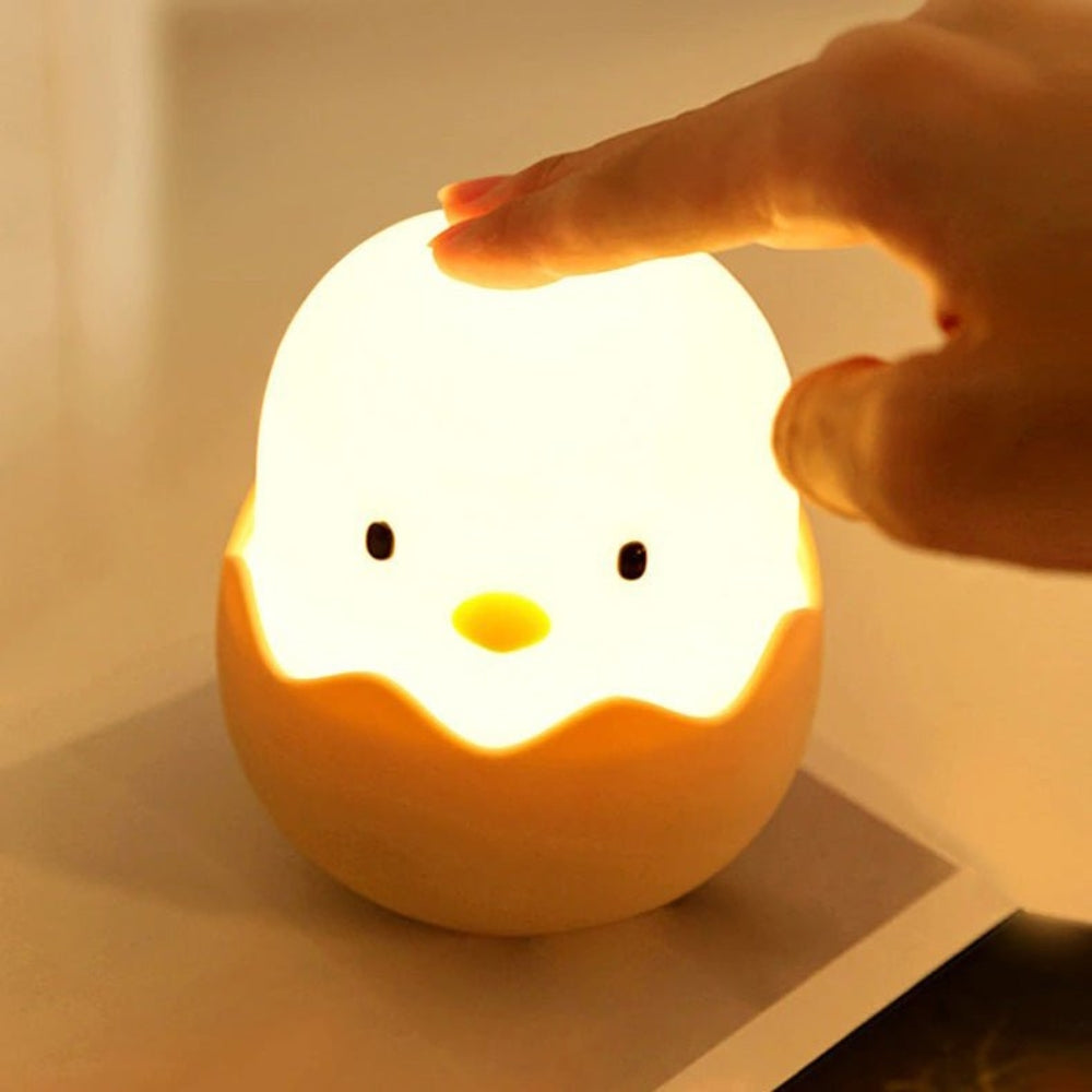 Rechargeable Colour Changing Cartoon Night Light Touch Bedside Lamp