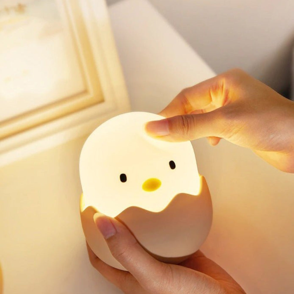 Rechargeable Colour Changing Cartoon Night Light Touch Bedside Lamp