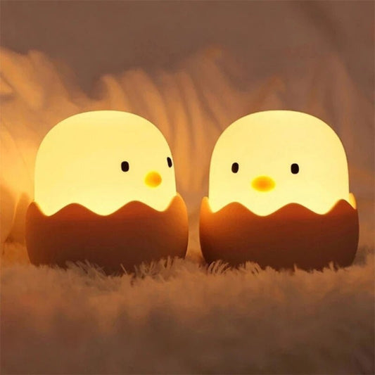 Rechargeable Colour Changing Cartoon Night Light Touch Bedside Lamp