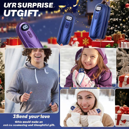 Rechargeable Electric Hand Warmers LED Display Reusable Portable Pocket Heater Set